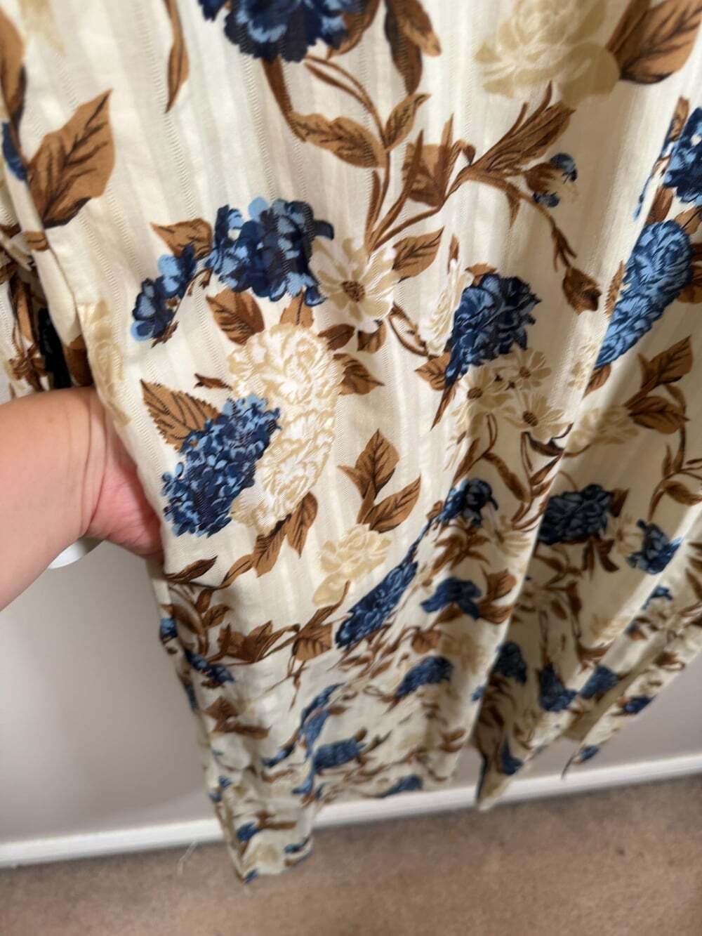 Tory Burch Floral Tunic Dress Size Small Resort Wear Quiet Luxury Coastal - Picture 9 of 14
